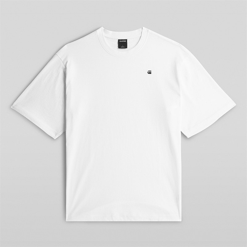 G-STAR Heren Boxy T-shirt Wit - Afbeelding 2