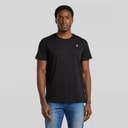 G-STAR Heren Logo Slim T-shirt Donker Zwart Dk Black