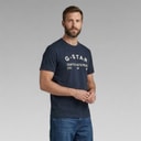 G-STAR Herren Brust Logo T Shirt Salute