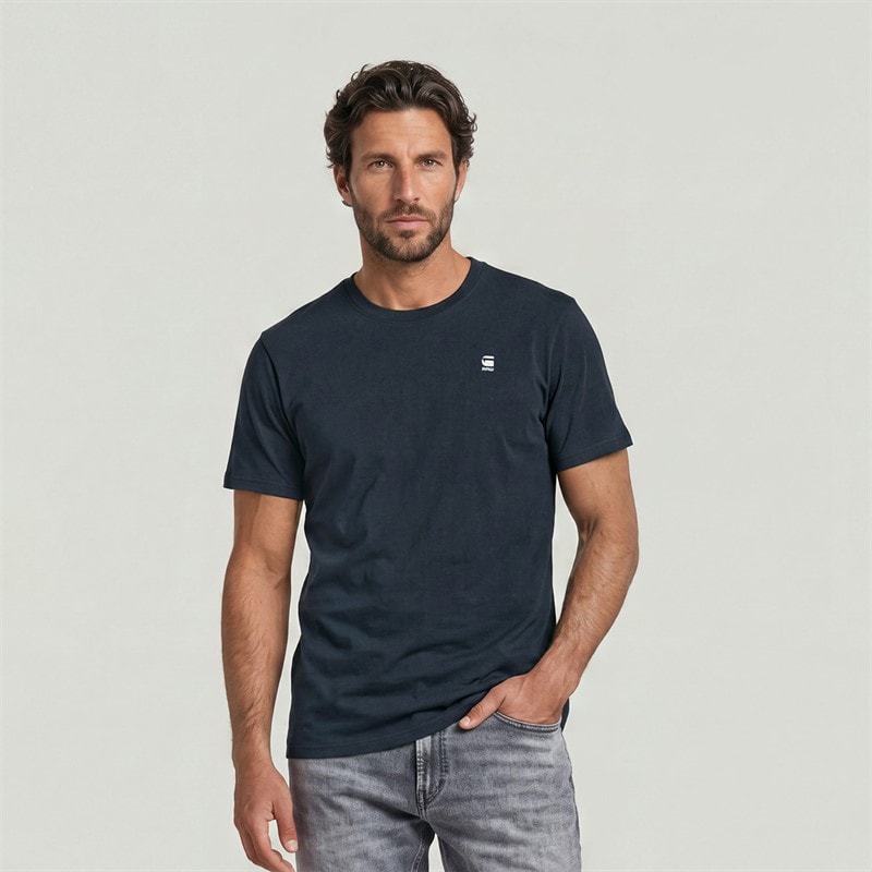 G-STAR T-shirt ajusté Homme Bleu Foncé