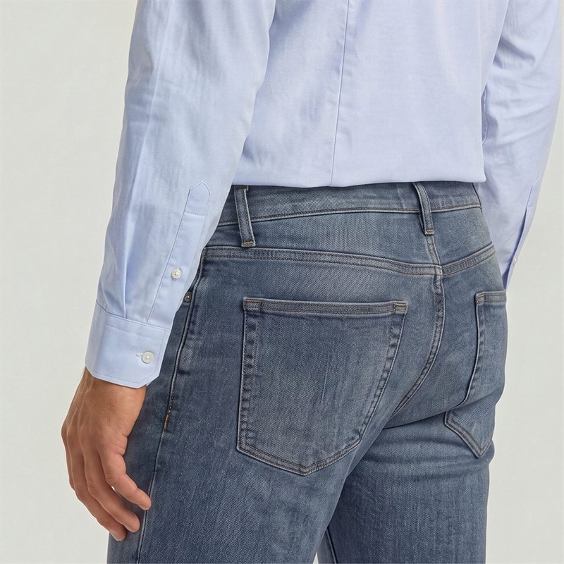G-STAR Heren 3301 Rechte Pijp Jeans Middelblauw - Afbeelding 4
