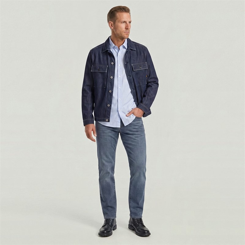 G-STAR Heren 3301 Rechte Pijp Jeans Middelblauw - Afbeelding 5