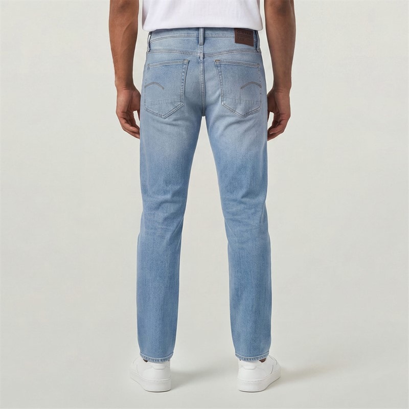 G-STAR Herren 3301 Straight Leg Jeans Mittelblau - Bild 2