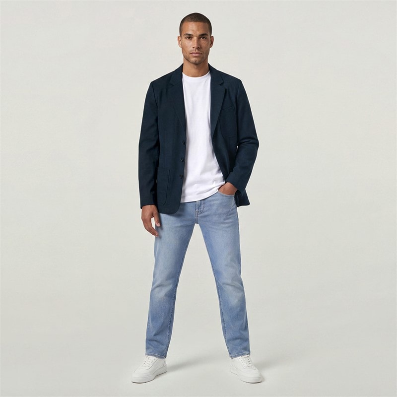 G-STAR Herren 3301 Straight Leg Jeans Mittelblau - Bild 5