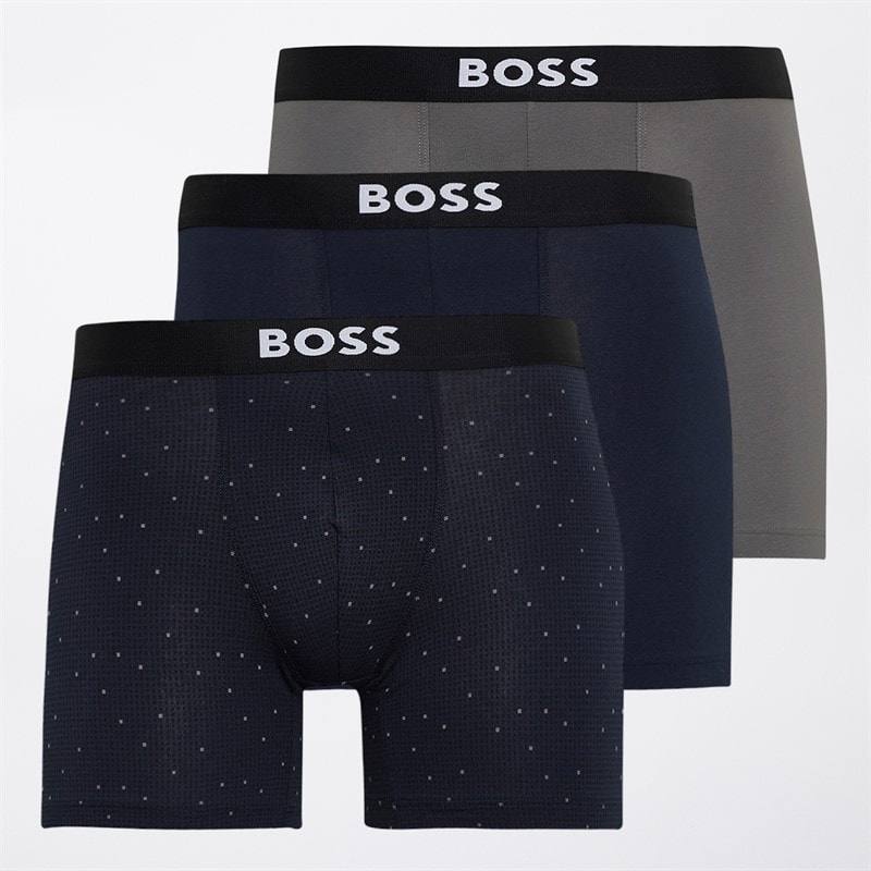 Hugo Boss Heren Drie Pack Boxers Multi - Afbeelding 1