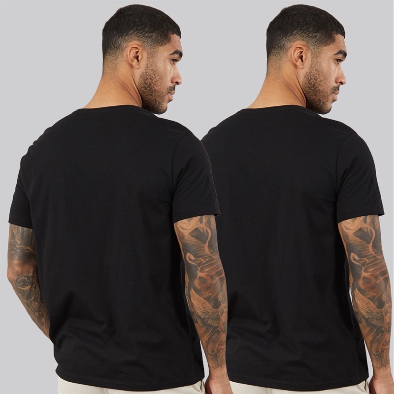 Hugo Boss Heren Comfort Set van 2 T-shirts Zwart - Afbeelding 2