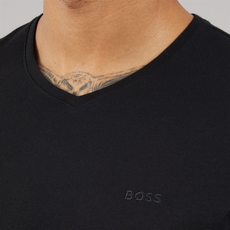 Hugo Boss Heren Comfort Set van 2 T-shirts Zwart - Afbeelding 3