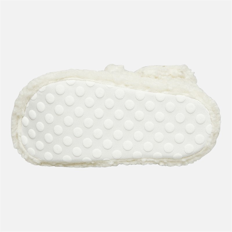 Hello Kitty Meisjes Witte Borg Pantoffels Wit / Rood - Afbeelding 3