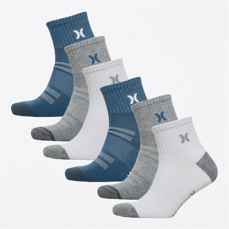 Hurley Heren 1/2 Terry Enkelsokken Metallic - Afbeelding 1