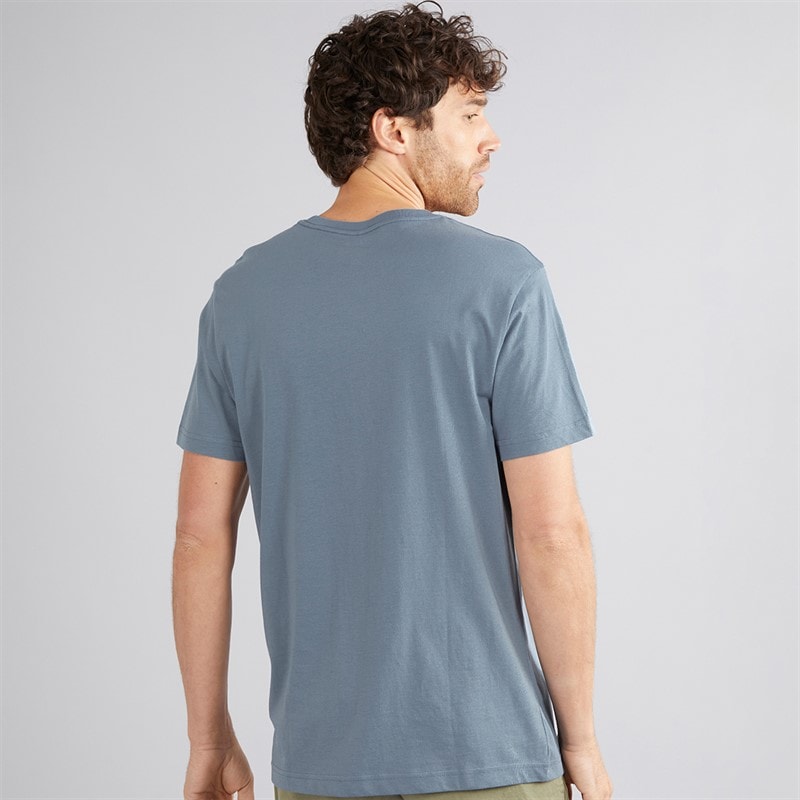 Hurley Herren O & O Grafik T-Shirt Blau / Braun - Bild 2