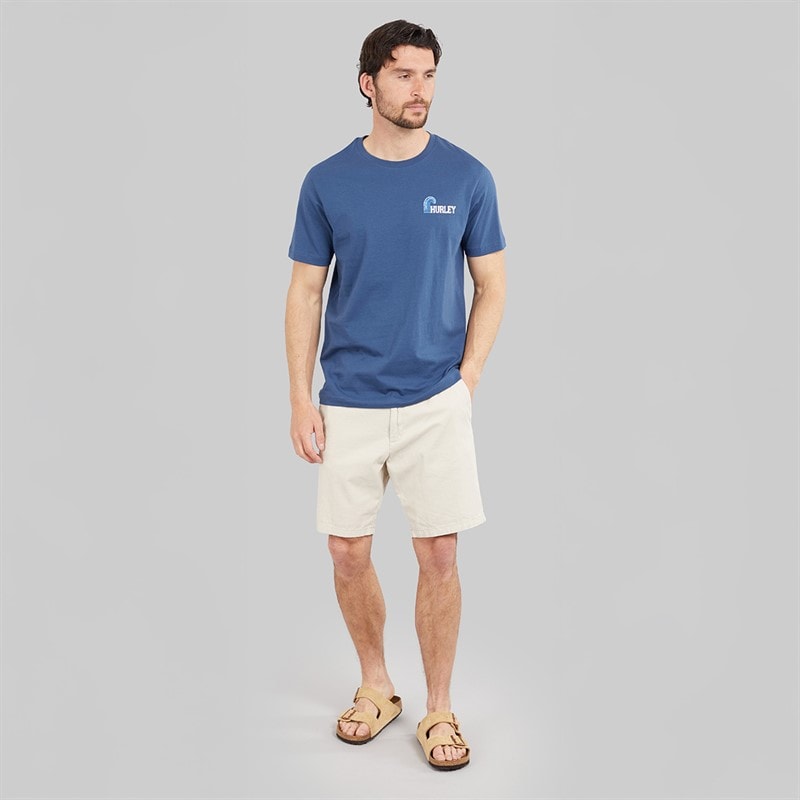 Hurley T-shirt graphique Homme vague de surf Industrial Blue - Image 4