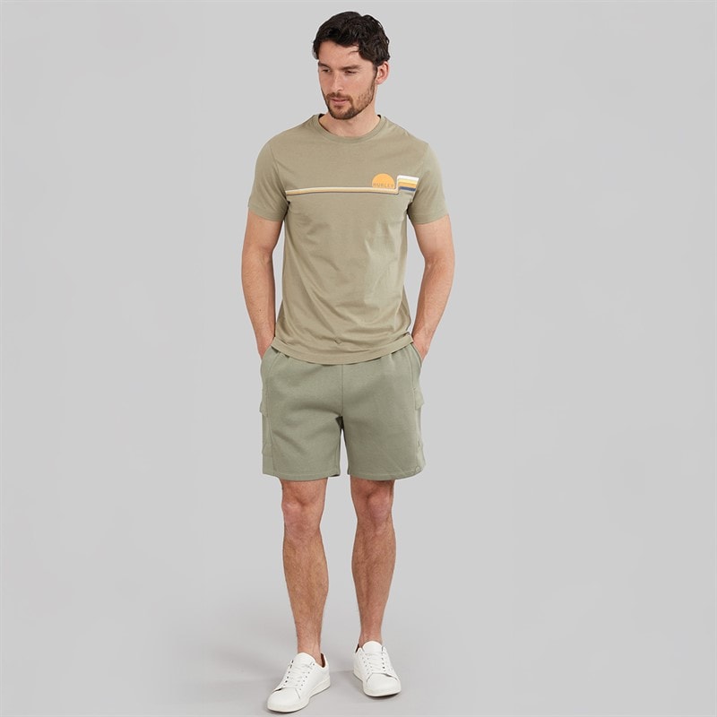 Hurley Pacific Cargo spodenki dla niego kolor Olive/Khaki – zdjęcie  4