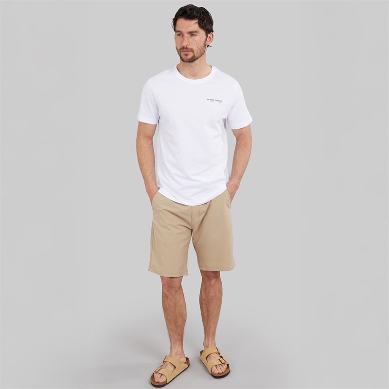 Hurley Herren Mahi Grafik T Shirt White Traditional - Bild 4