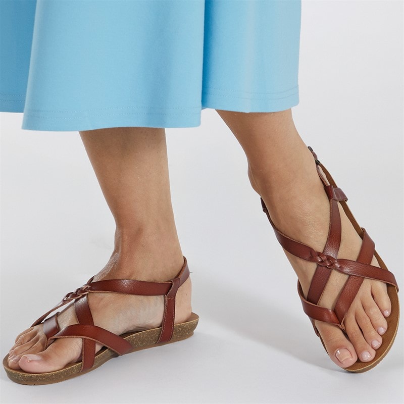 Blowfish Dames Granola-B Sandalen Bruin - Afbeelding 1