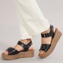 Blowfish Damen Leeds Sandalen Schwarz