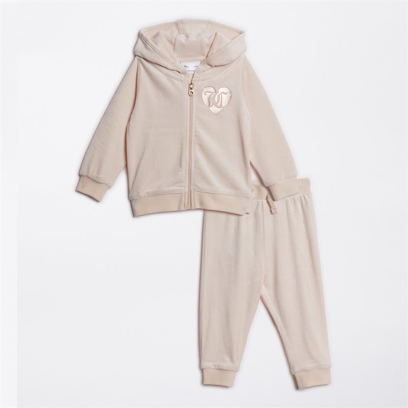 Juicy Couture Baby Meisjes velour trainingspak schelp