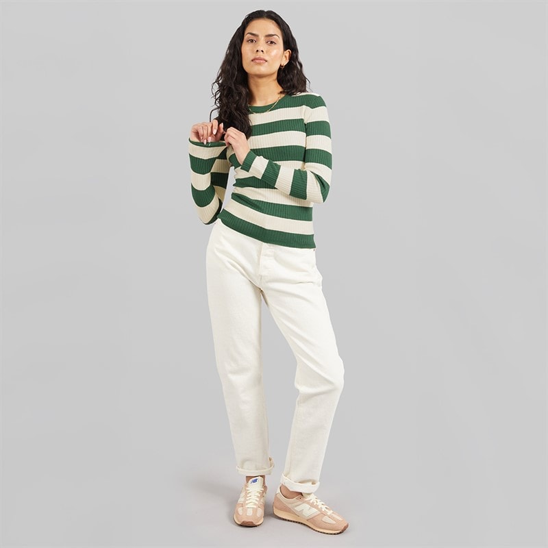 Jacqueline De Yong Pull en tricot à manches longues prune Femme Trekking Green - Image 4