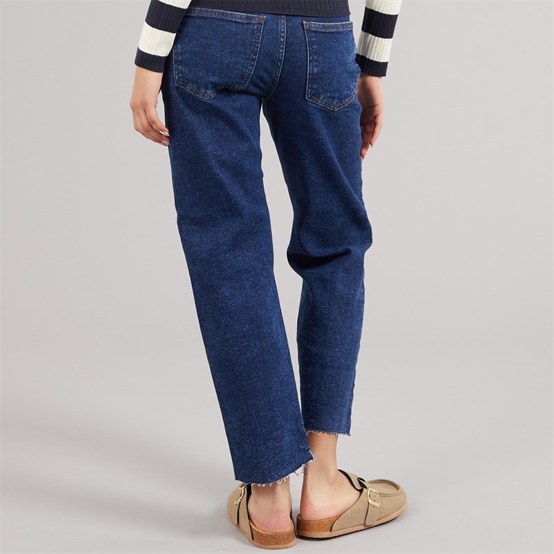 Jacqueline De Yong Jean droit Lullu Femme Dark Blue Denim - Image 2
