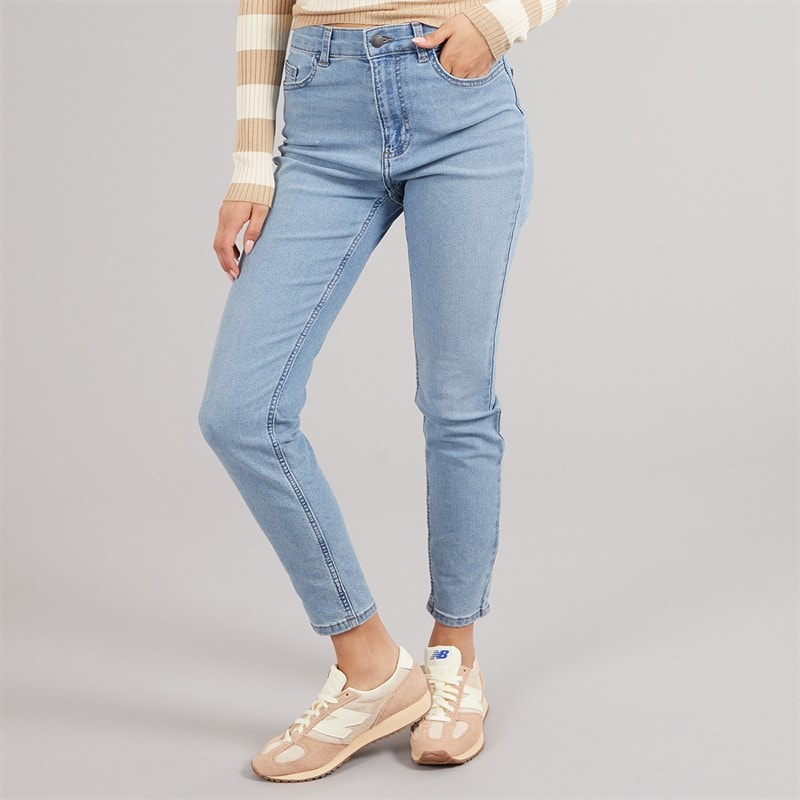 Jacqueline De Yong Dames Jeans Skinny Maan Medium Blue Denim - Afbeelding 1
