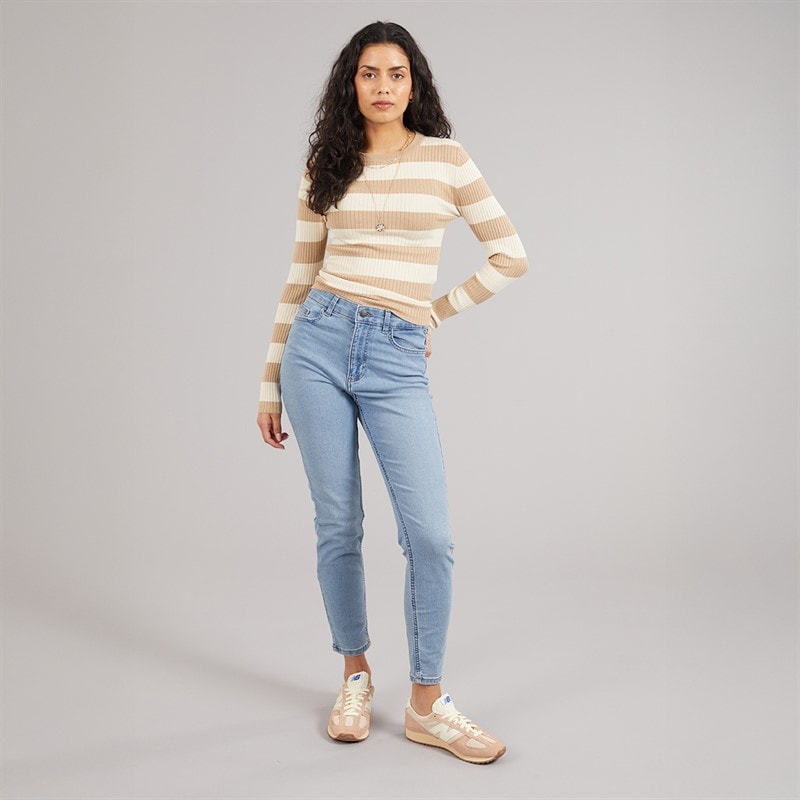 Jacqueline De Yong Dames Jeans Skinny Maan Medium Blue Denim - Afbeelding 4