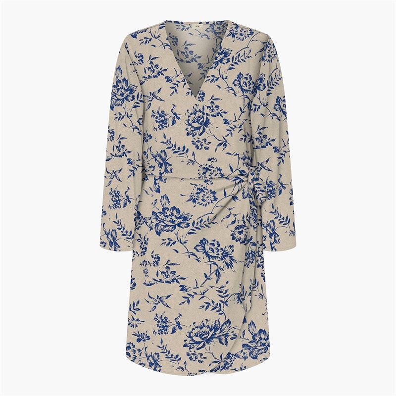 Jacqueline De Yong Damen Sezen Kleid Tapioca