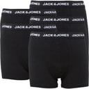 JACK & JONES Jongens Basis Vijf Pack Boxers Zwart