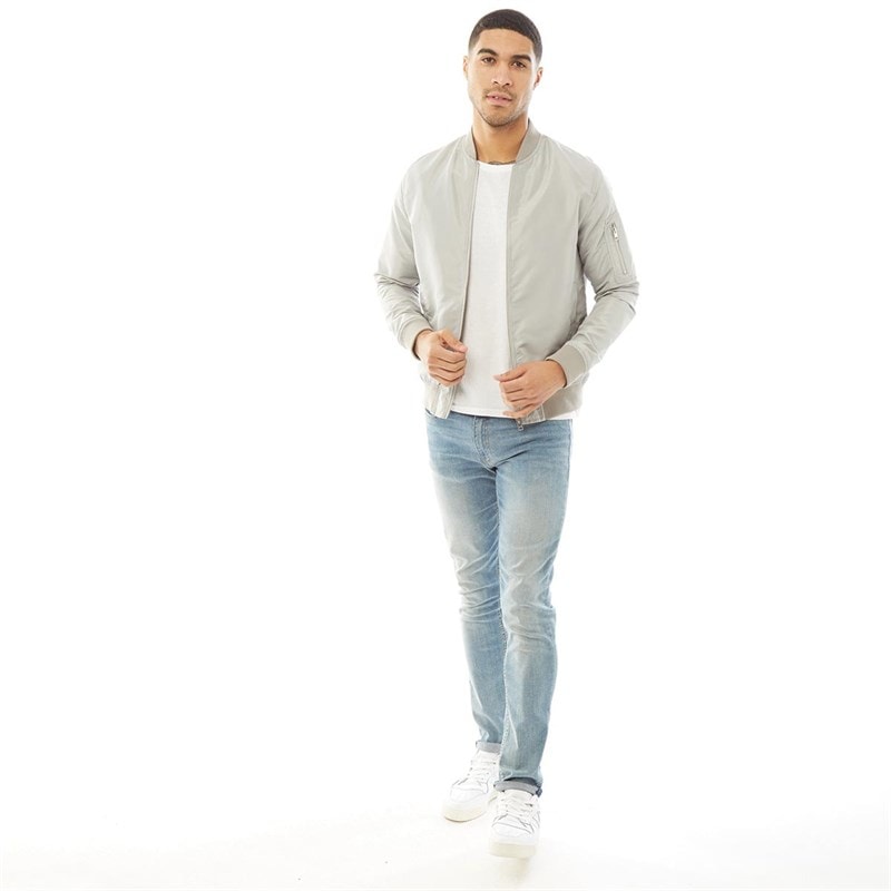 JACK & JONES Bomberjack Heren Geestgrijs - Afbeelding 3