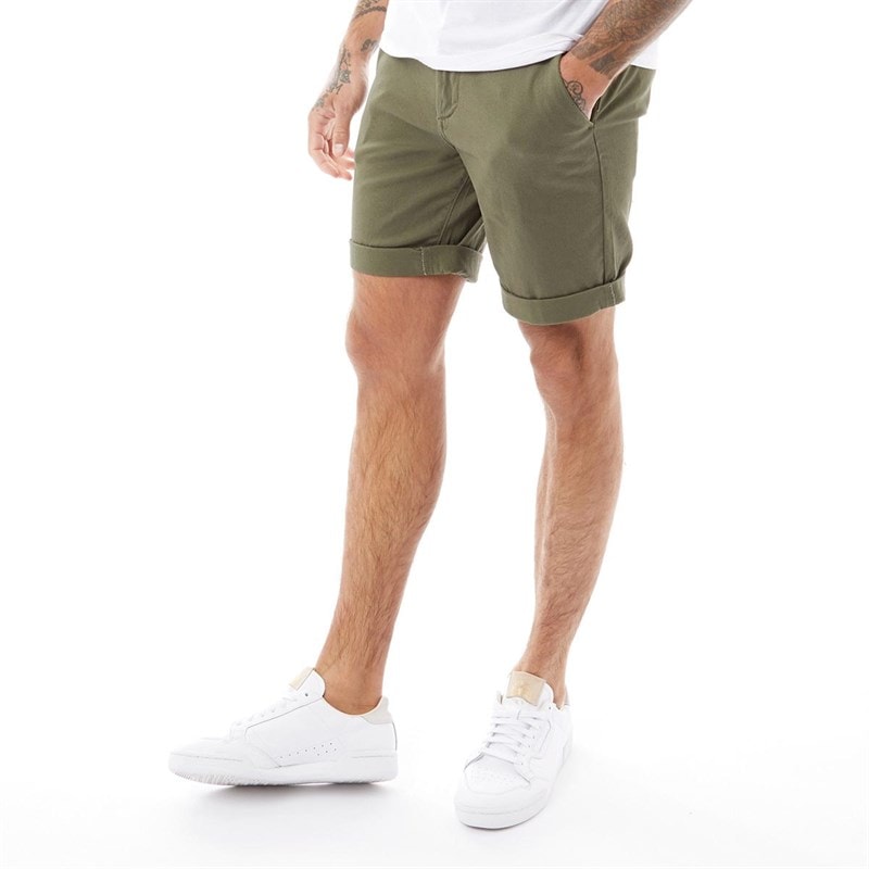 JACK & JONES Heren JJ Base Chino shorts Olijfgroen - Afbeelding 1