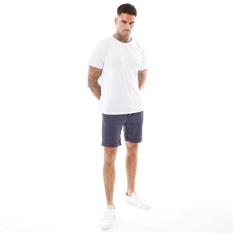 JACK & JONES Heren JJ Base Chino shorts Donker Marineblauw - Afbeelding 4
