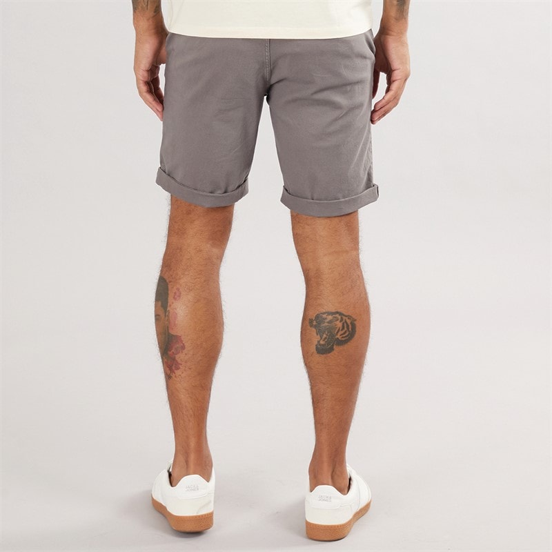 JACK & JONES Heren JJ Base Chino Shorts Antraciet Grijs - Afbeelding 2