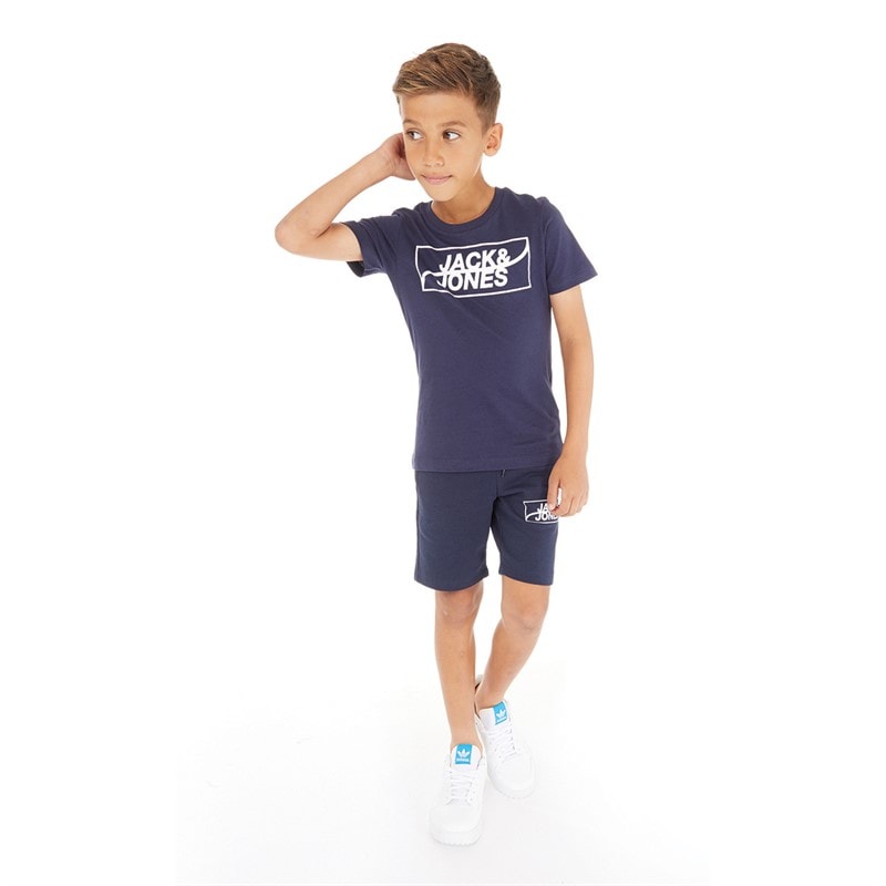 JACK & JONES Jongens Fly And Set Set Marineblauw - Afbeelding 3