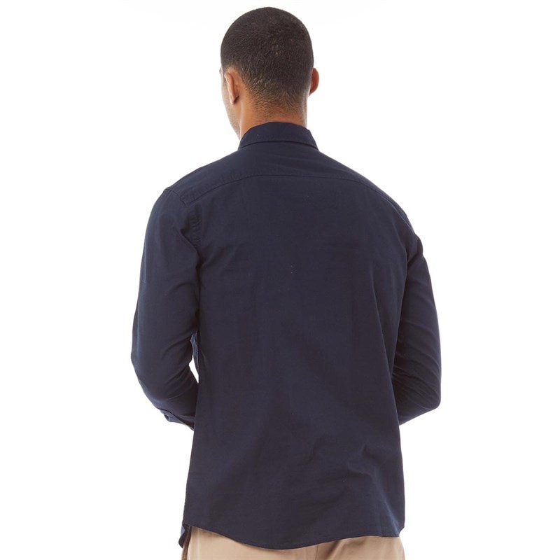 JACK & JONES Heren Oxford Overhemden met lange mouwen Marineblauw - Afbeelding 2