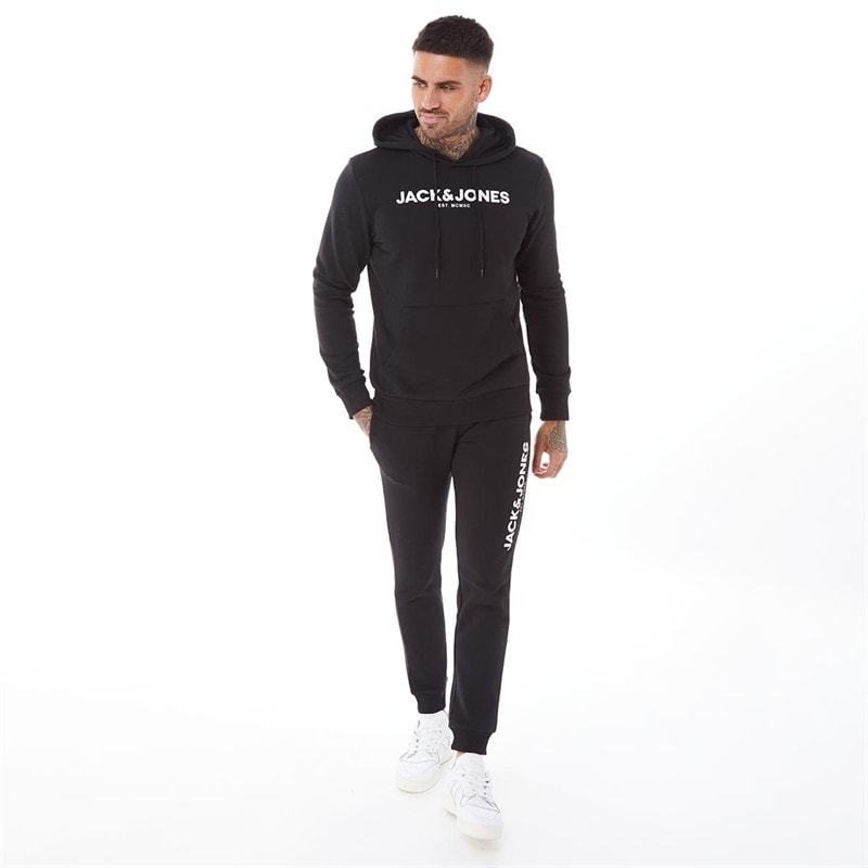 JACK & JONES Herren Bank Trainingsanzug Schwarz - Bild 3