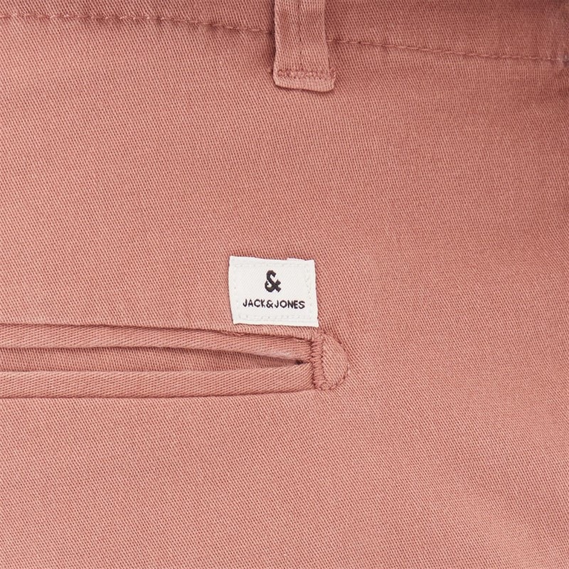 JACK & JONES Heren Chino shorts Roze - Afbeelding 3