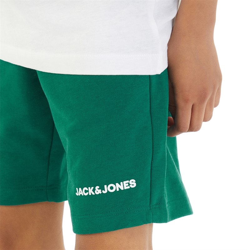 JACK & JONES Jongens Jjpete Camo T-shirt en Shorts Set Storm - Afbeelding 3