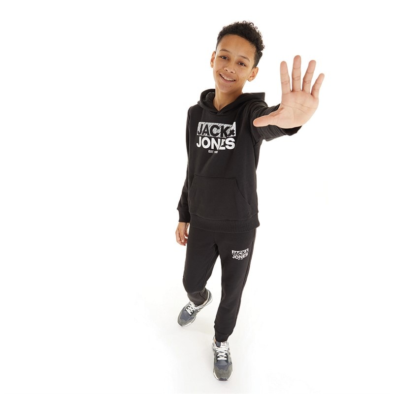 JACK & JONES Junge Trainingsanzug schwarz - Bild 4