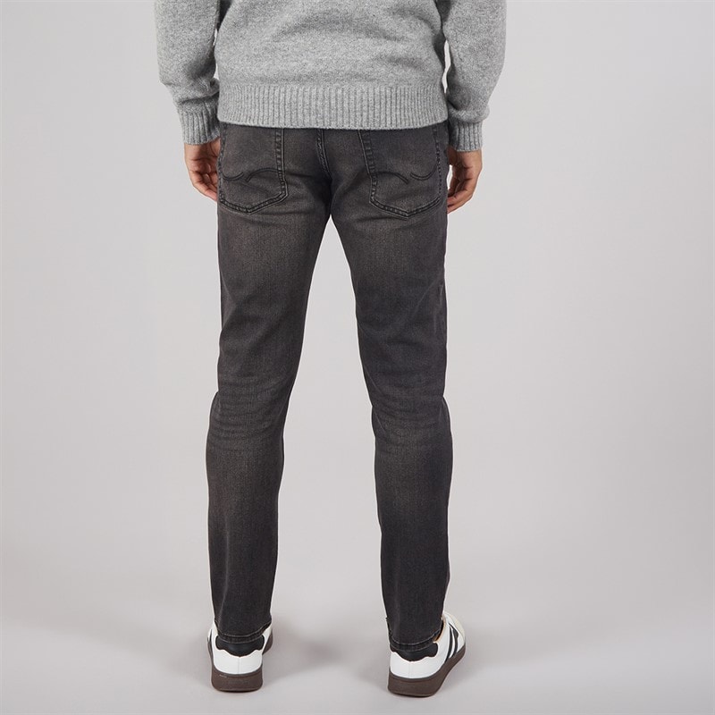JACK & JONES JACK AND JONES Herren Glenn Sq354 Schmale Passform Jeans Verwaschenes Schwarz - Bild 2