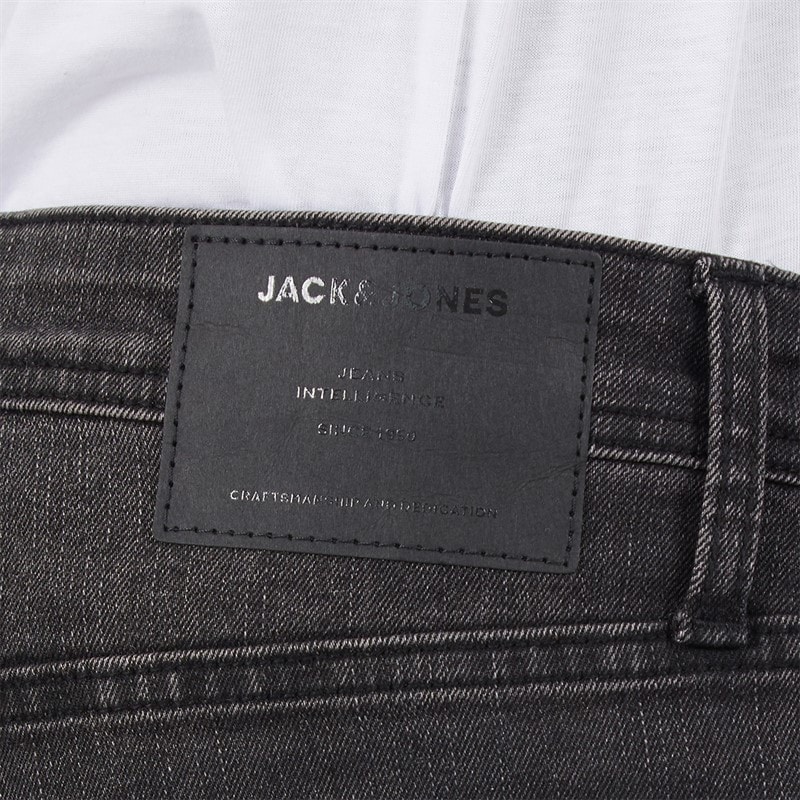 JACK & JONES JACK AND JONES Herren Glenn Sq354 Schmale Passform Jeans Verwaschenes Schwarz - Bild 3