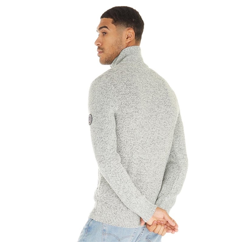 JACK & JONES Heren Shane gebreide trui Zilverberk - Afbeelding 2