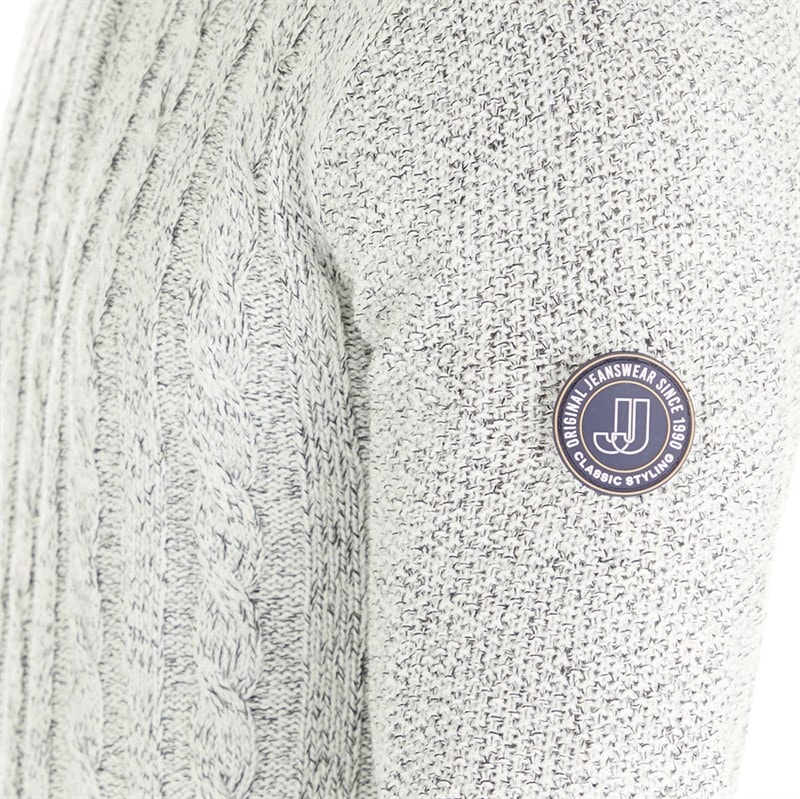 JACK & JONES Heren Shane gebreide trui Zilverberk - Afbeelding 3