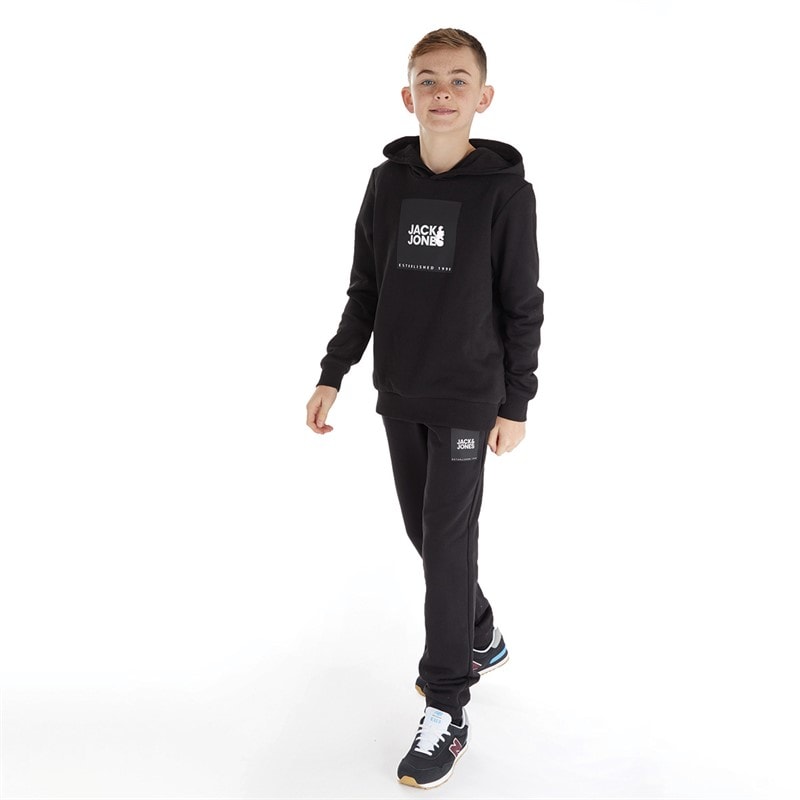 JACK & JONES Jongens Trainingspak Zwart - Afbeelding 4