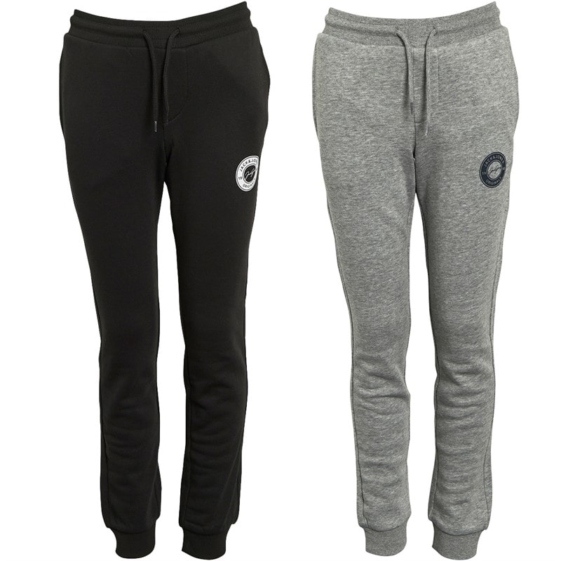 JACK & JONES Jongens Thomas Joggingbroek Set van 2 Licht Grijs Melange/Zwart - Afbeelding 3