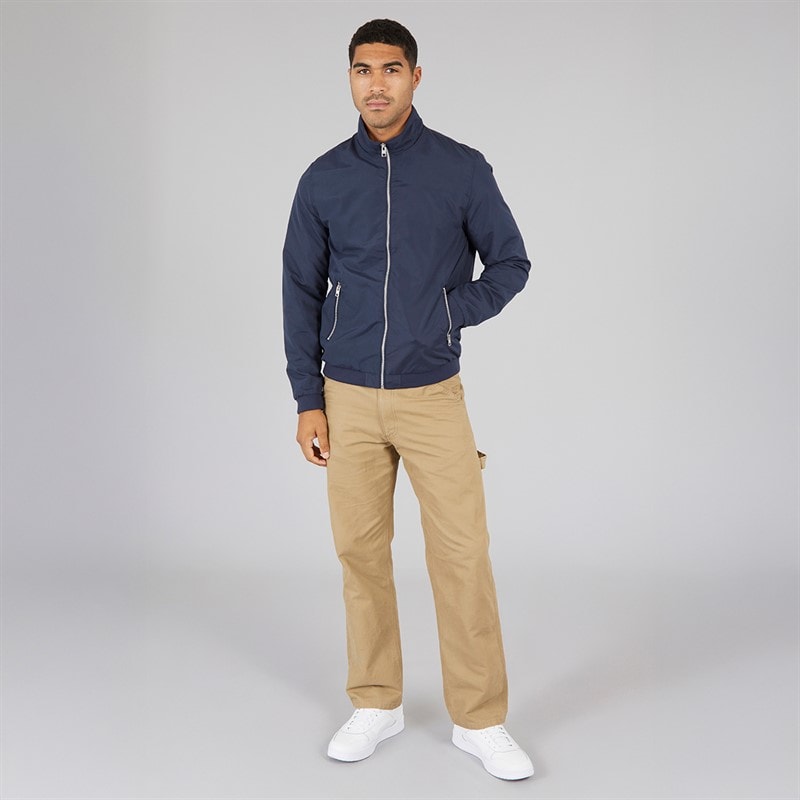 JACK & JONES Heren Mash Harrington Jas Navy Blazer - Afbeelding 3