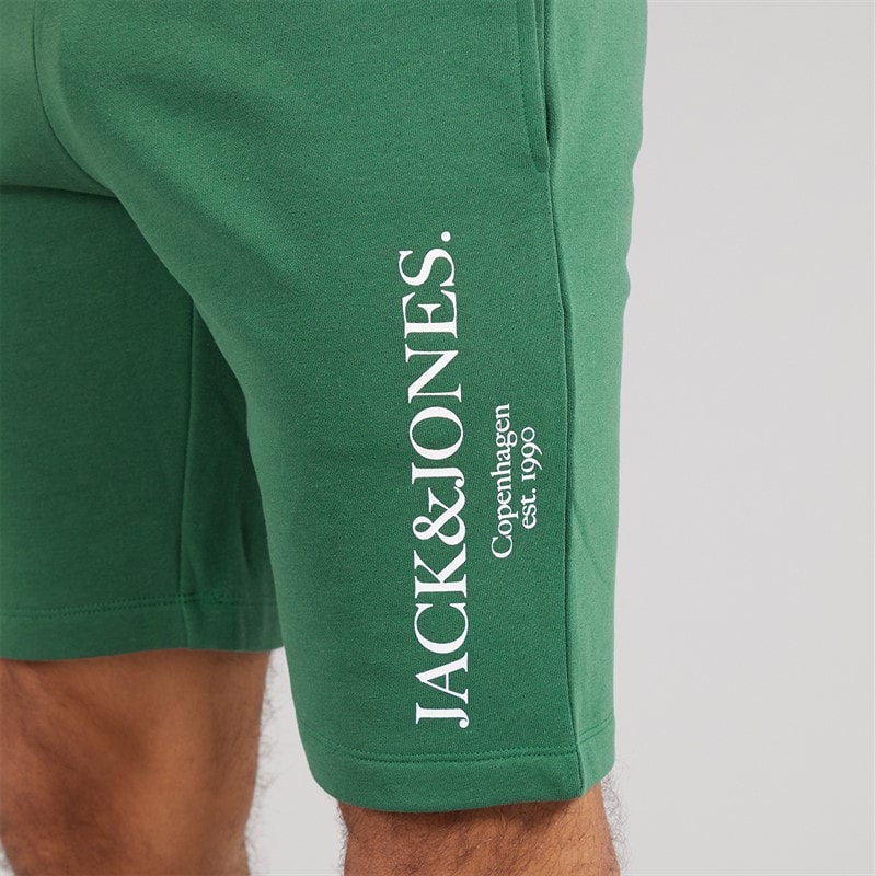JACK & JONES Heren Chester T-shirt en shorts set Trekking Green - Afbeelding 5