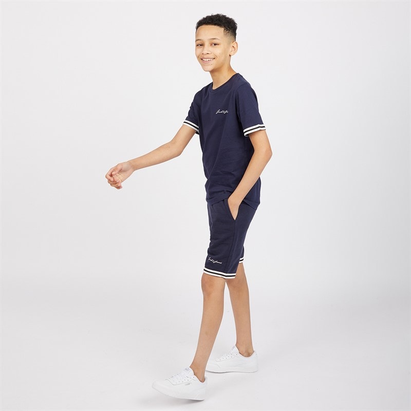 JACK & JONES Jongens Jaxon Set Blauw - Afbeelding 4
