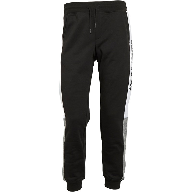 JACK & JONES Joggingbroek Heren met Logo Blokkering Zwart - Afbeelding 3