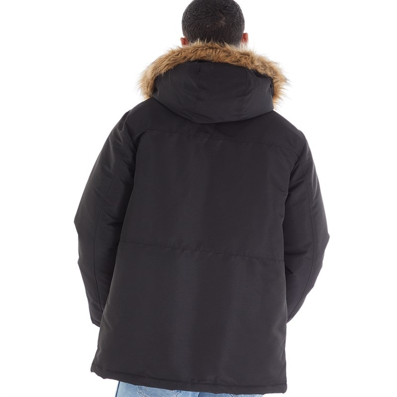 JACK & JONES kurtka parka dla niego kolor czarny – zdjęcie  2