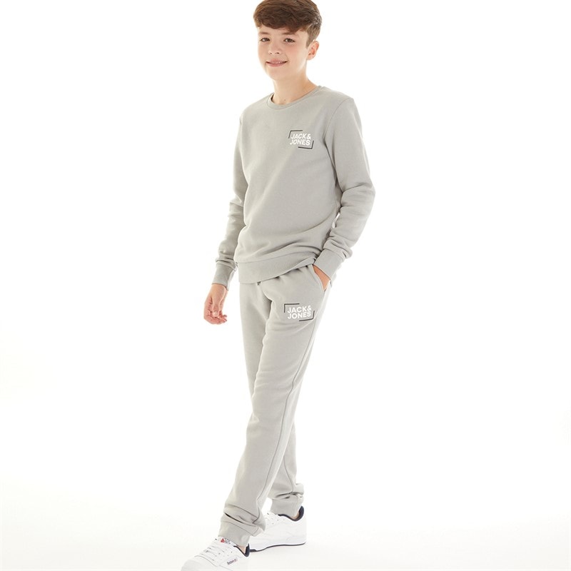 JACK AND JONES Jongens Luca Trainingspak Grijs