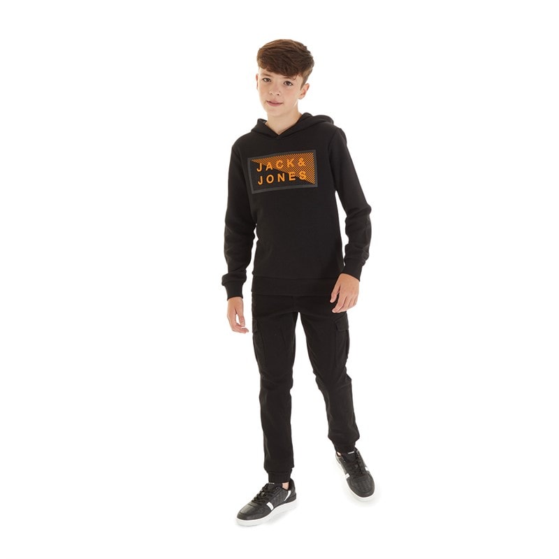 JACK & JONES Pantalon cargo à revers Marco Dean Garçon Noir - Image 3