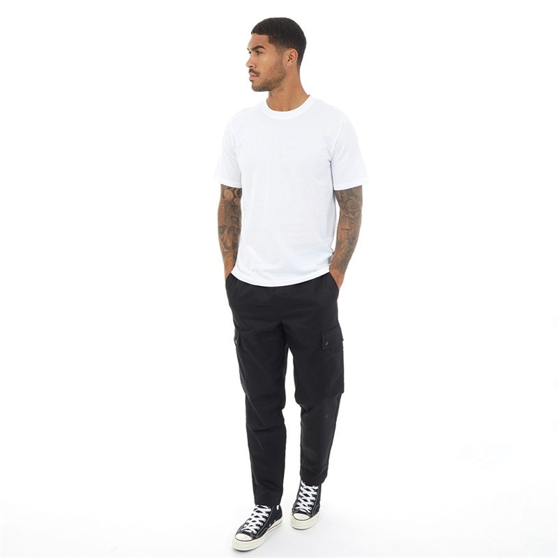 JACK & JONES Męskie Relaxed T-shirty Biały – zdjęcie  3